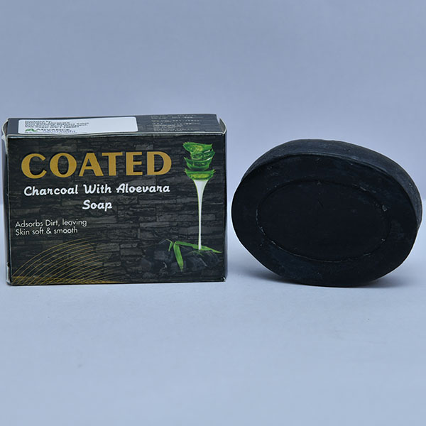 COATED CHARCOAL SOAP